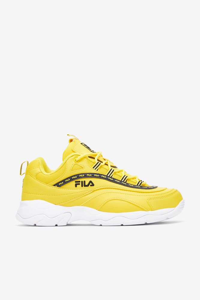 Fila Sneakers Mens Yellow - Ray Repeat - Philippines 3108265-CT